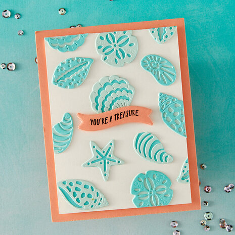 Hero Arts Summer By The Shore Sophisticated Shells Dies (DF252) Hero Arts Summer By The Shore Sophisticated Shells Dies (DF252)