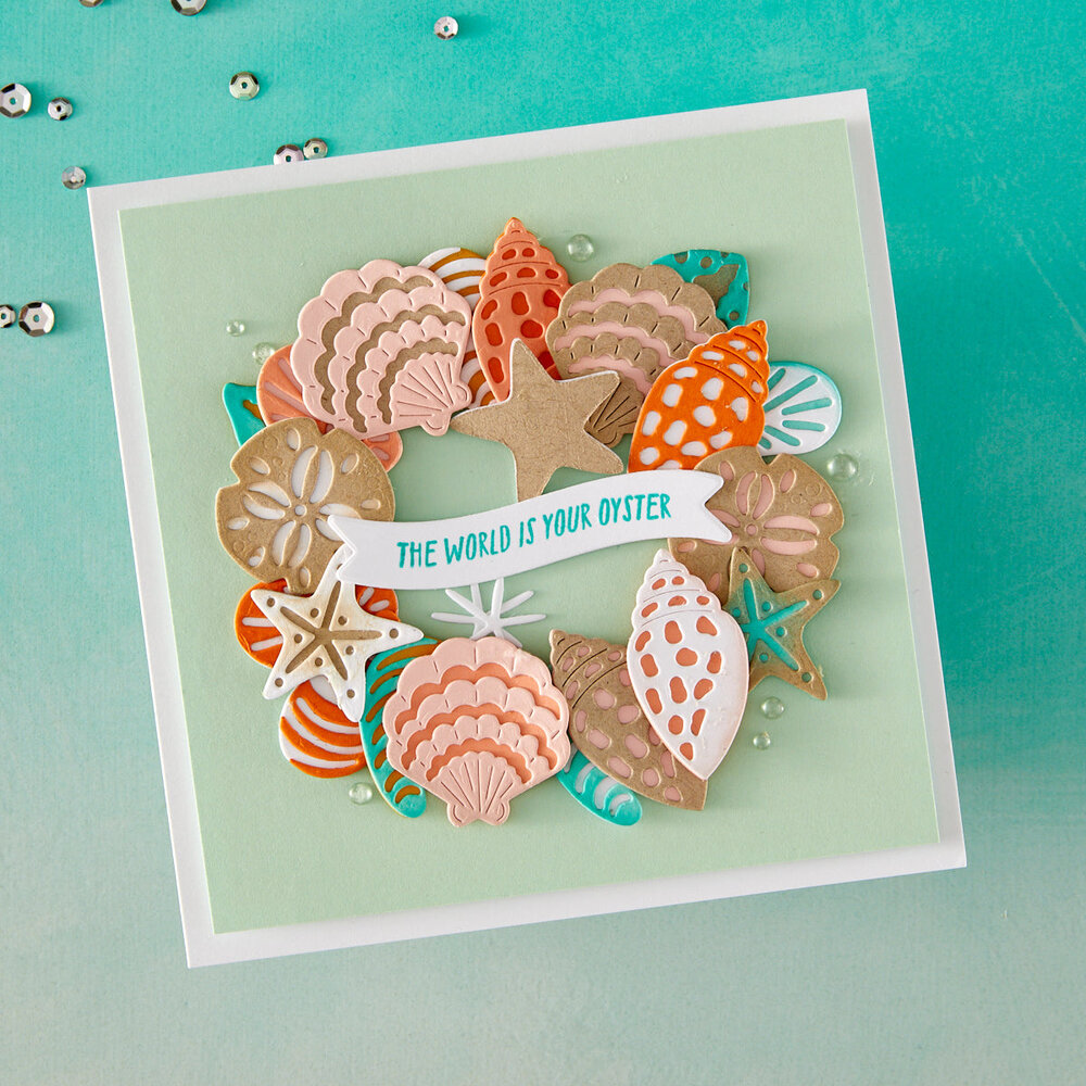 Hero Arts Summer By The Shore Sophisticated Shells Dies (DF252) Hero Arts Summer By The Shore Sophisticated Shells Dies (DF252)