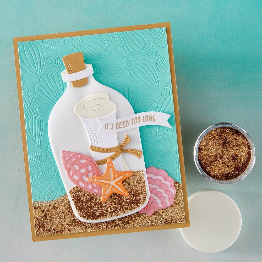 Hero Arts Summer By The Shore Message in a Bottle Dies (DF253) Hero Arts Summer By The Shore Message in a Bottle Dies (DF253)