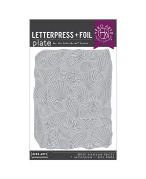 Hero Arts Summer By The Shore Scattered Shells Betterpress & Foil Plate (HP122) Hero Arts Summer By The Shore Scattered Shells Betterpress & Foil Plate (HP122)