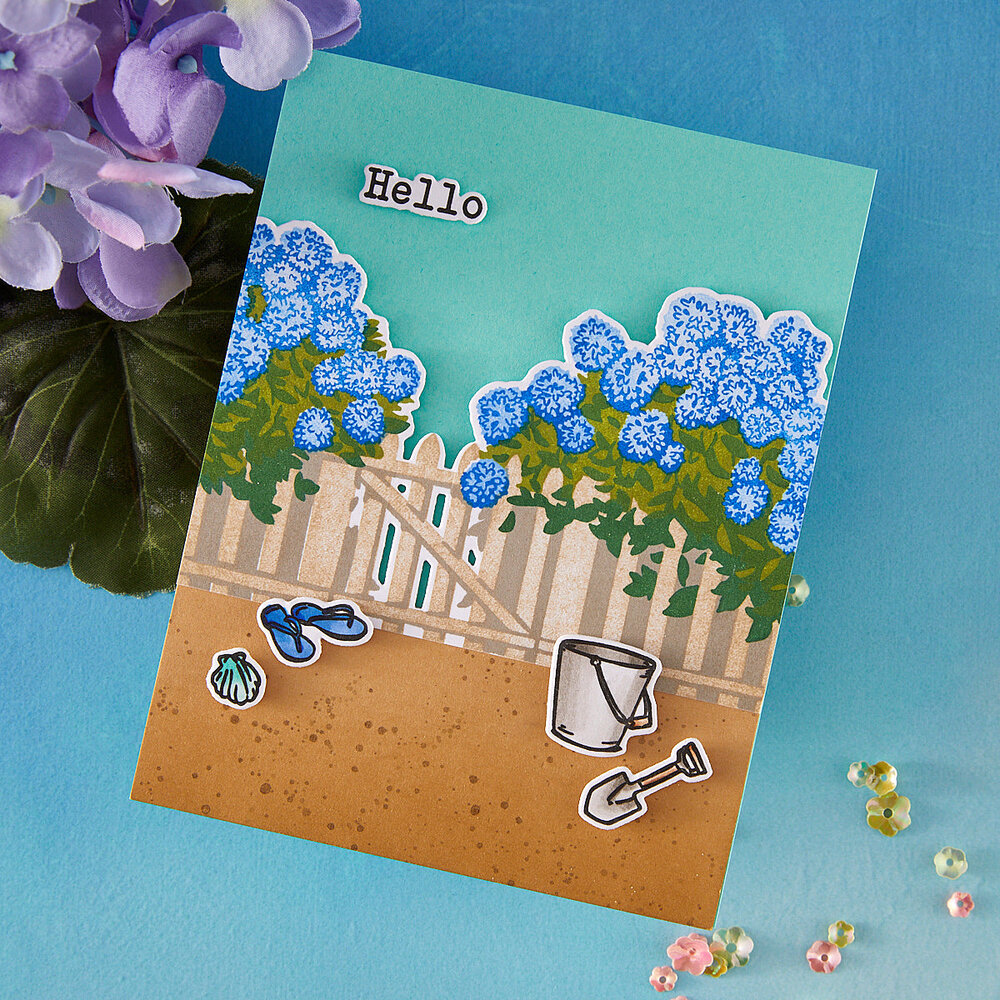 Hero Arts Seaside Blooms Coastal Blooms Clear Stamps & Dies (DC317) Hero Arts Seaside Blooms Coastal Blooms Clear Stamps & Dies (DC317)