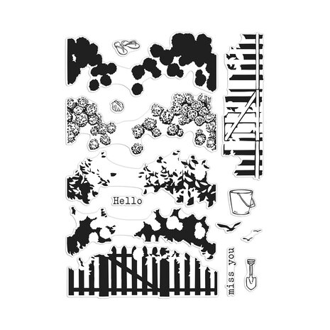 Hero Arts Seaside Blooms Coastal Blooms Clear Stamps (CM808) Hero Arts Seaside Blooms Coastal Blooms Clear Stamps (CM808)