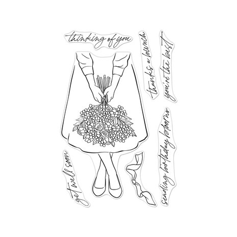 Hero Arts Seaside Blooms Summer Blooms Clear Stamps (CM809) Hero Arts Seaside Blooms Summer Blooms Clear Stamps (CM809)