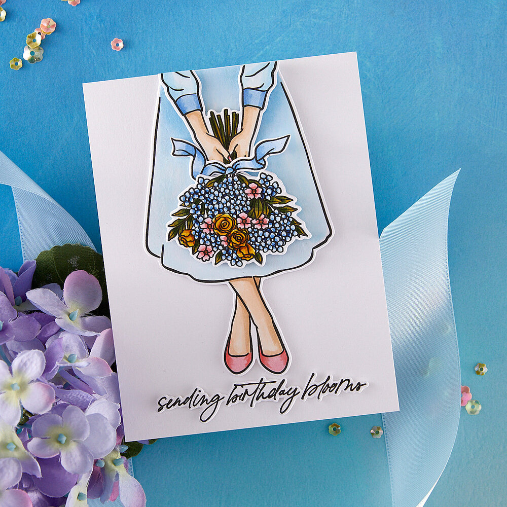 Hero Arts Seaside Blooms Summer Blooms Clear Stamps (CM809) Hero Arts Seaside Blooms Summer Blooms Clear Stamps (CM809)