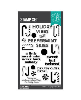 Hero Arts Candy Cane Season A Little Merri-Mint Clear Stamps (CM812) Hero Arts Candy Cane Season A Little Merri-Mint Clear Stamps (CM812)