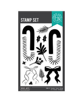 Hero Arts Candy Cane Season Candy Cane Swag Clear Stamps (CM813) Hero Arts Candy Cane Season Candy Cane Swag Clear Stamps (CM813)