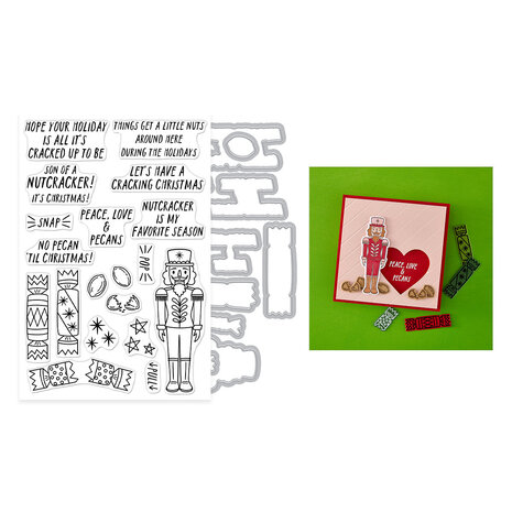 Hero Arts Crackin' Christmas A Little Nuts Clear Stamps & Dies (DC323) Hero Arts Crackin' Christmas A Little Nuts Clear Stamps & Dies (DC323)