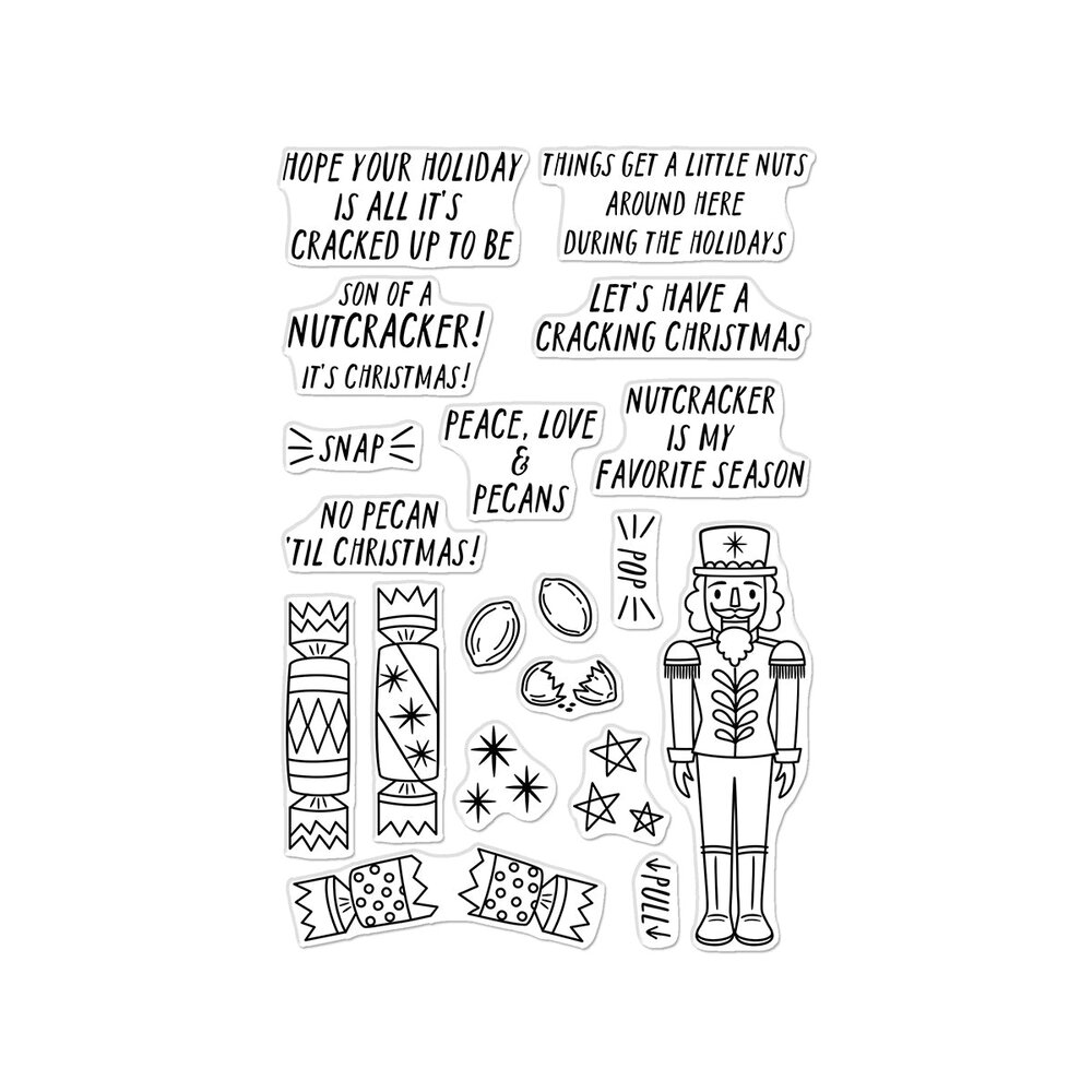 Hero Arts Crackin' Christmas A Little Nuts Clear Stamps (CM814)