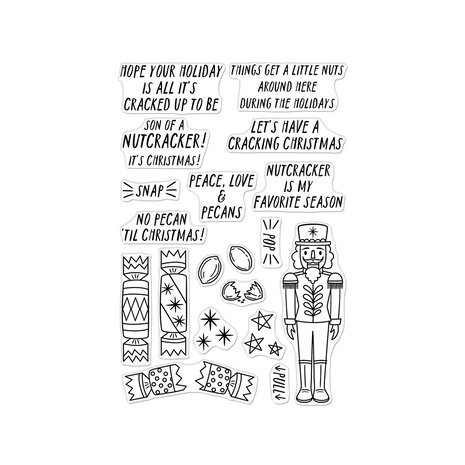 Hero Arts Crackin' Christmas A Little Nuts Clear Stamps (CM814)