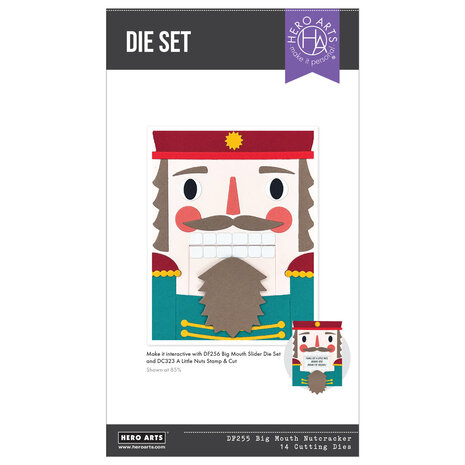 Hero Arts Crackin' Christmas Big Mouth Nutcracker Dies (DF255) Hero Arts Crackin' Christmas Big Mouth Nutcracker Dies (DF255)