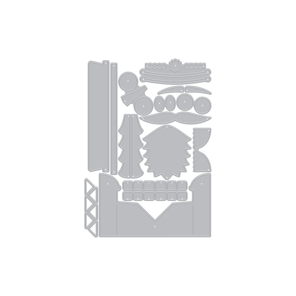 Hero Arts Crackin' Christmas Big Mouth Nutcracker Dies (DF255) Hero Arts Crackin' Christmas Big Mouth Nutcracker Dies (DF255)