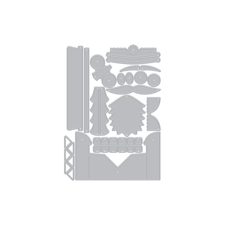 Hero Arts Crackin' Christmas Big Mouth Nutcracker Dies (DF255) Hero Arts Crackin' Christmas Big Mouth Nutcracker Dies (DF255)