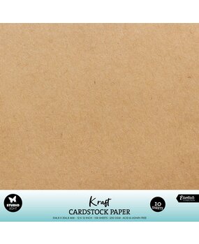 Studio Light Cardstock 12x12 Inch Kraft (10pcs) (SL-CO-PS49) Studio Light Cardstock 12x12 Inch Kraft (10pcs) (SL-CO-PS49)