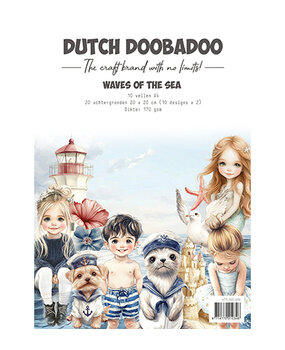Dutch Doobadoo Waves of the Sea A4 Collage Paperset (473.005.080) Dutch Doobadoo Waves of the Sea A4 Collage Paperset (473.005.080)