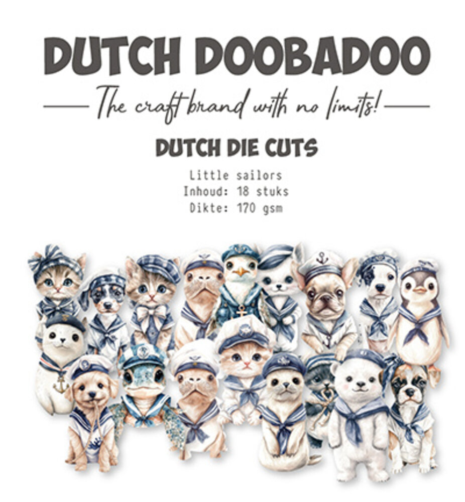 Dutch Doobadoo Collage Die-Cuts Little Sailor (474.007.509) Dutch Doobadoo Collage Die-Cuts Little Sailor (474.007.509)