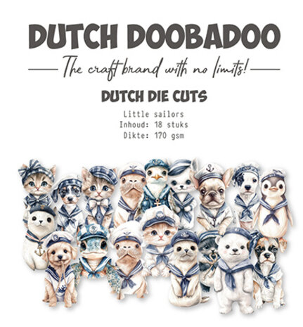 Dutch Doobadoo Collage Die-Cuts Little Sailor (474.007.509) Dutch Doobadoo Collage Die-Cuts Little Sailor (474.007.509)
