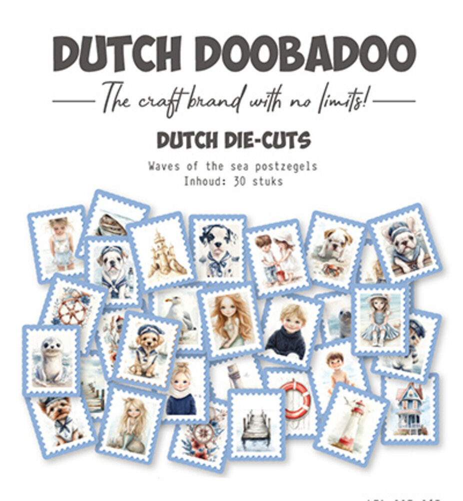 Dutch Doobadoo Dutch Die-Cuts Waves of the Sea (474.007.063)