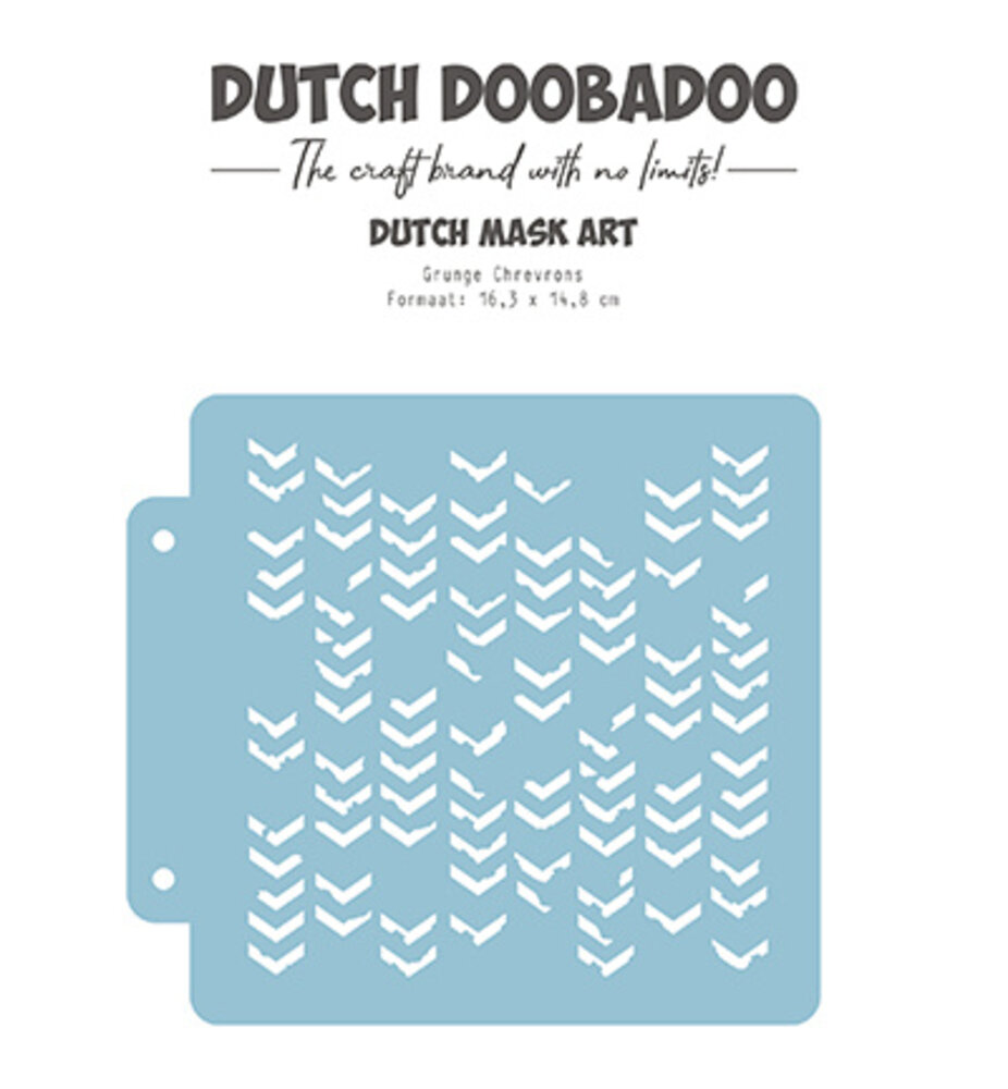 Dutch Doobadoo Dutch Mask Art Grunge Chrevrons (470.715.155)