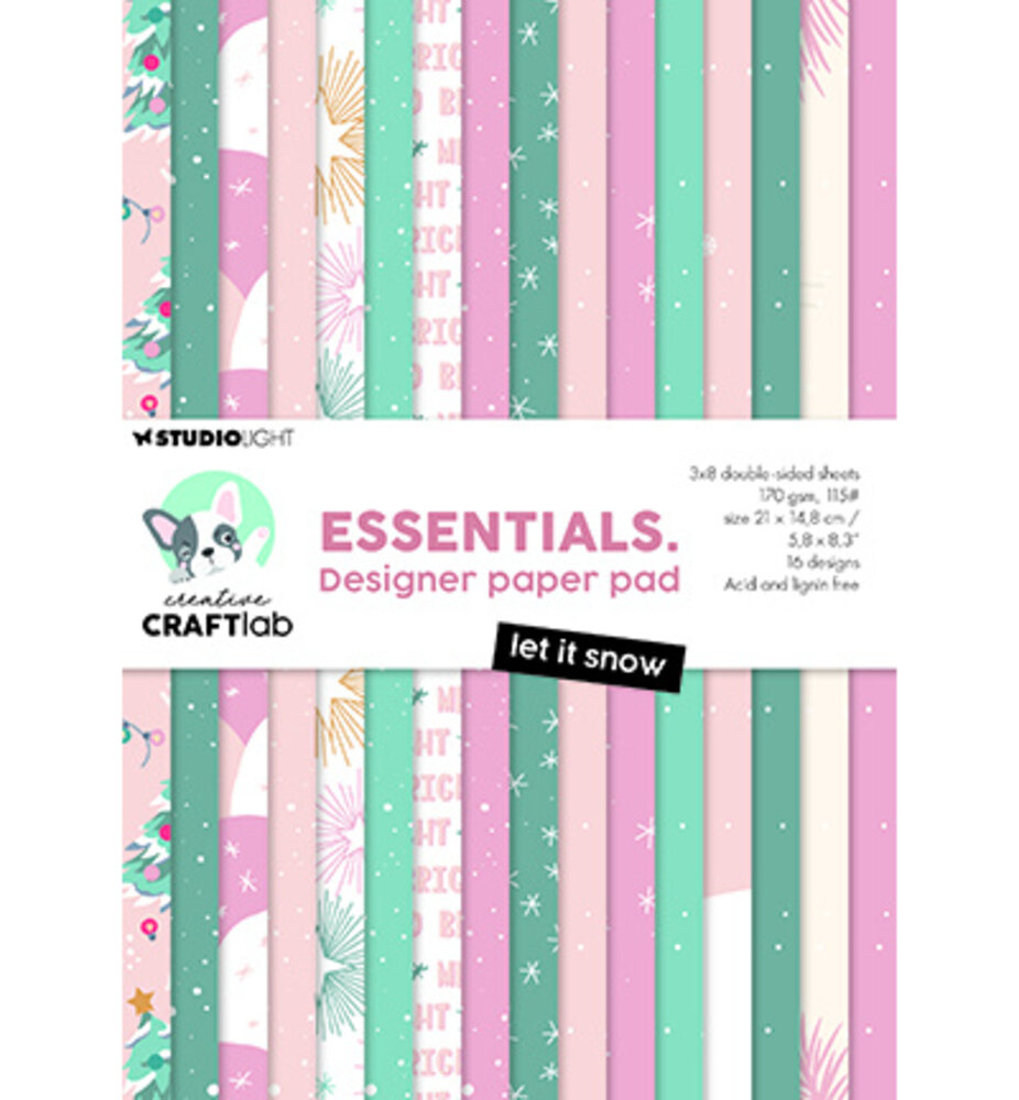 Creative Craftlab Essentials Let it Snow A5 Paper Pad (CCL-ES-DPP364)