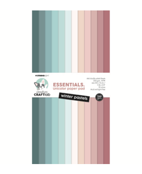 Creative Craftlab Essentials Winter Pastels Slimline Unicolor Paper Pad (CCL-ES-UPP365) Creative Craftlab Essentials Winter Pastels Slimline Unicolor Paper Pad (CCL-ES-UPP365)