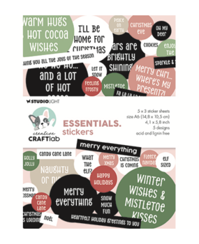 Creative Craftlab Essentials Merry Everything A6 Sticker Pad (CCL-ES-STIC45) Creative Craftlab Essentials Merry Everything A6 Sticker Pad (CCL-ES-STIC45)