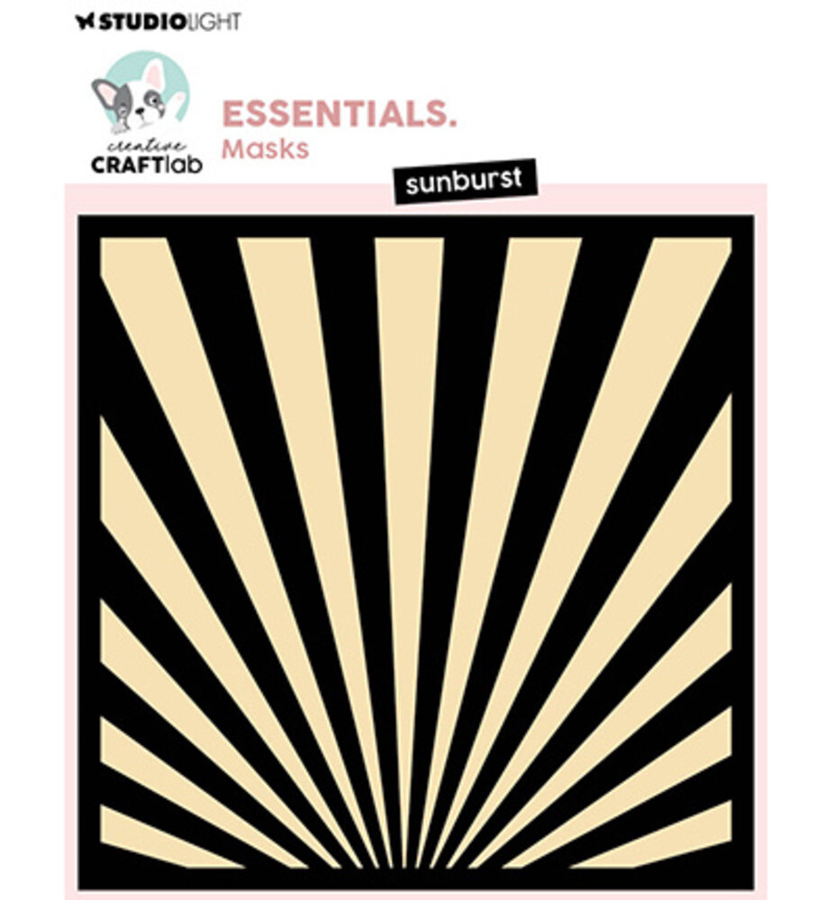 Creative Craftlab Essentials Sunburst Masking Stencil (CCL-ES-MASK362) Creative Craftlab Essentials Sunburst Masking Stencil (CCL-ES-MASK362)