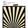 Creative Craftlab PRE-ORDER Essentials Sunburst Masking Stencil (CCL-ES-MASK362) Creative Craftlab PRE-ORDER Essentials Sunburst Masking Stencil (CCL-ES-MASK362)