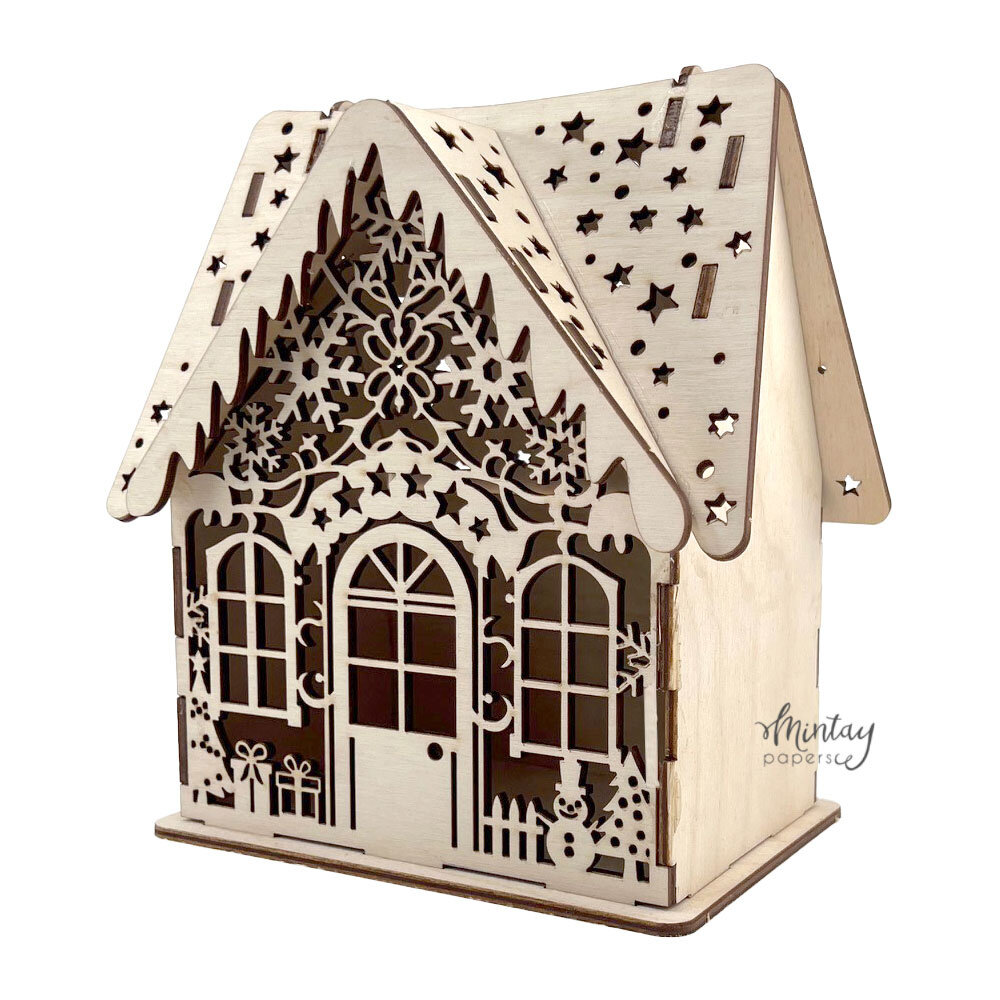 Mintay Woodies Christmas House (MT-WD3-22) Mintay Woodies Christmas House (MT-WD3-22)