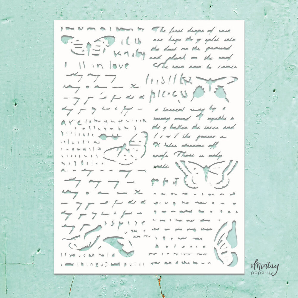 Mintay Kreativa Stencil 6x8 Inch Mixed 6 (MTK-STEN-55)