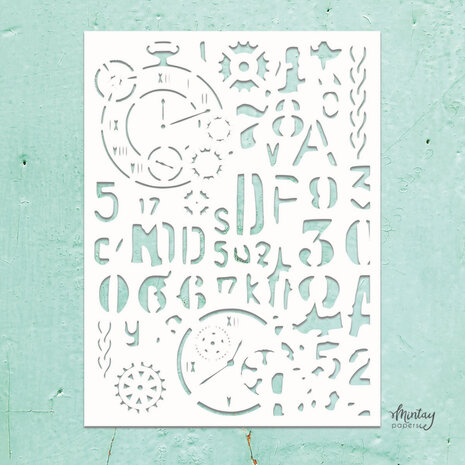 Mintay Kreativa Stencil 6x8 Inch Mixed 10 (MTK-STEN-59)