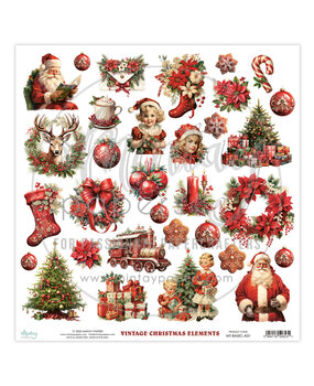 Mintay Basic 12x12 Inch Elements Vintage Christmas (MT-BASIC-A01)