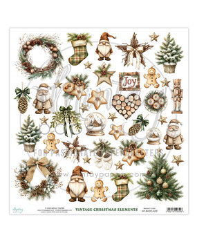 Mintay Basic 12x12 Inch Elements Rustic Christmas (MT-BASIC-A02)