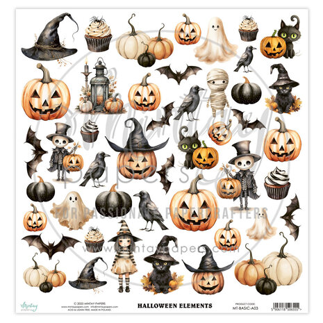 Mintay Basic 12x12 Inch Elements Halloween (MT-BASIC-A03) Mintay Basic 12x12 Inch Elements Halloween (MT-BASIC-A03)