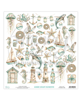 Mintay Basic 12x12 Inch Elements Azure Coast (MT-BASIC-A05)