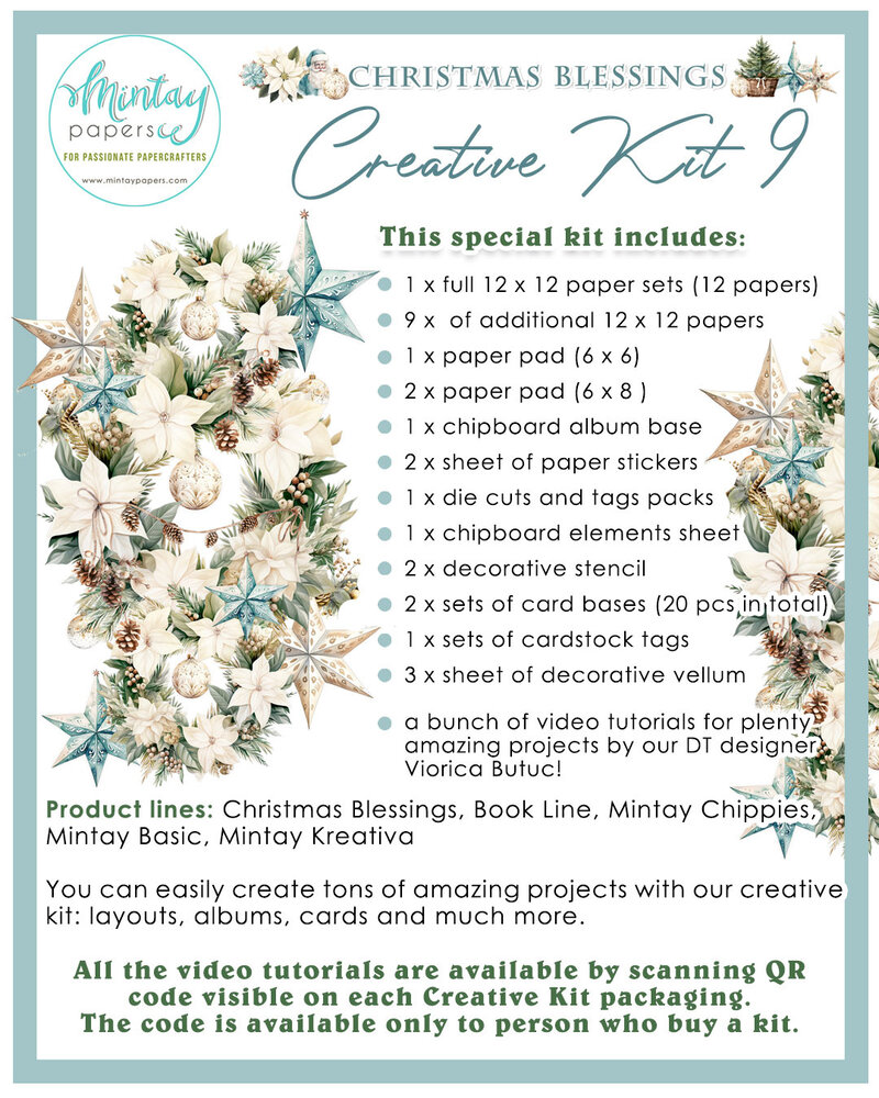 Mintay Creative Kit Christmas Blessings (MT-KIT-09)