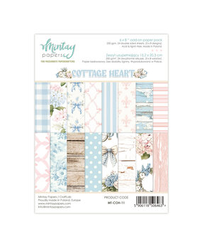 Mintay Cottage Heart 6x8 Inch AddOn Paper Pad (MT-COH-11)