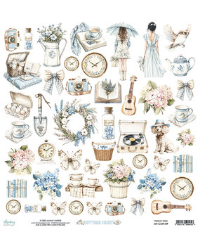 Mintay Cottage Heart 12x12 Inch Paper Elements (MT-COH-09)