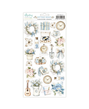 Mintay Cottage Heart 6x12 Inch Paper Stickers Elements (MT-COH-12)
