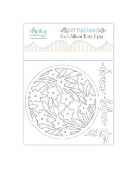 Mintay Cottage Heart 6x8 Inch Chipboard Album Base (MT-COH-10)