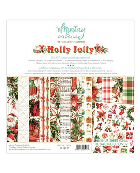 Mintay Holly Jolly 12x12 Inch Paper Pad (MT-HOL-07)