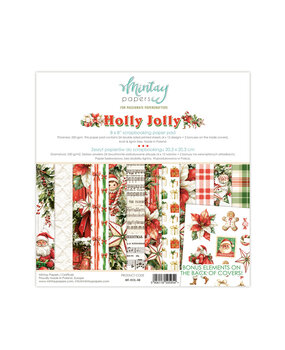 Mintay Holly Jolly 8x8 Inch Paper Pad (MT-HOL-08) Mintay Holly Jolly 8x8 Inch Paper Pad (MT-HOL-08)