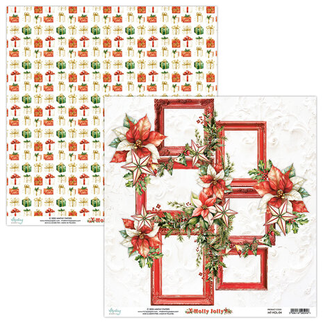 Mintay Holly Jolly 8x8 Inch Paper Pad (MT-HOL-08) Mintay Holly Jolly 8x8 Inch Paper Pad (MT-HOL-08)