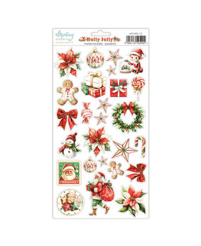 Mintay Holly Jolly 6x12 Inch Paper Stickers Elements (MT-HOL-12)
