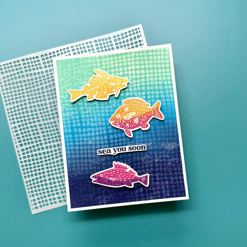 Simon Hurley Create Bubbly 6x6 Inch Masking Stencils (HUS92292)