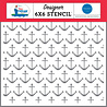 Carta Bella Bon Voyage Anchors Stencil (CBBV161033) Carta Bella Bon Voyage Anchors Stencil (CBBV161033)