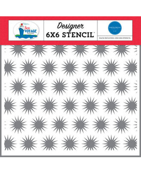 Carta Bella Bon Voyage Sunny Bursts Stencil (CBBV161036) Carta Bella Bon Voyage Sunny Bursts Stencil (CBBV161036)