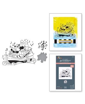 Spellbinders Say Cheese Classic Mouse Steamboat Willie Press Plate & Die Set (BP-313) Spellbinders Say Cheese Classic Mouse Steamboat Willie Press Plate & Die Set (BP-313)
