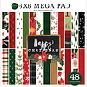Carta Bella Happy Christmas 6x6 Inch Cardmakers Mega Pad (CBXM140031) (OUTLET) Carta Bella Happy Christmas 6x6 Inch Cardmakers Mega Pad (CBXM140031) (OUTLET)