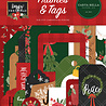 Carta Bella Happy Christmas Frames & Tags (CBXM140025) (OUTLET) Carta Bella Happy Christmas Frames & Tags (CBXM140025) (OUTLET)