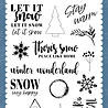 Carta Bella Snow Very Happy Designer Stamps (CBWT334041) (OUTLET) Carta Bella Snow Very Happy Designer Stamps (CBWT334041) (OUTLET)